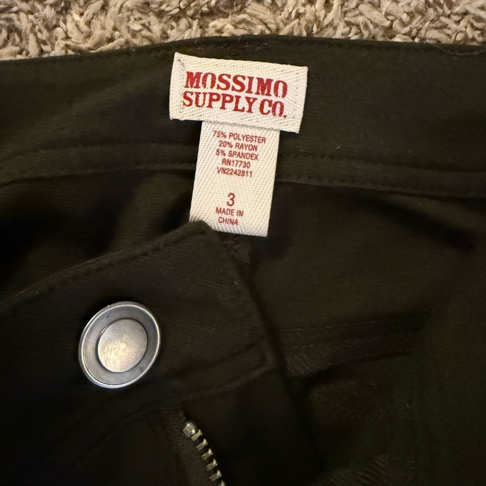 Mossimo Supply Co. Olive Green Trousers